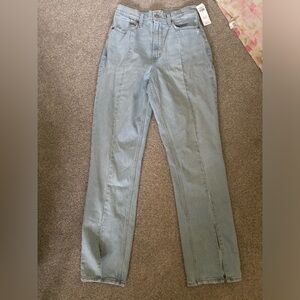 Light Blue High-Waisted Jeans